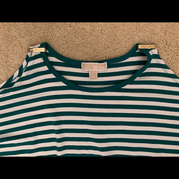 Striped cold shoulder shirt Michael Kors - Picture 2 of 3